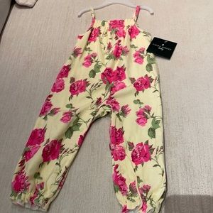 Laura Ashley Flowered Jumpsuit 18 months